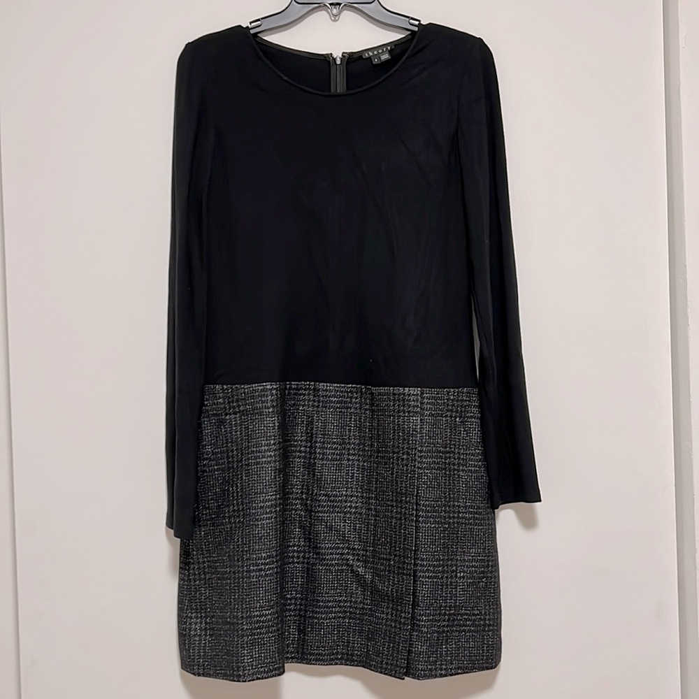 Theory Bowmont Black Dress Size 8